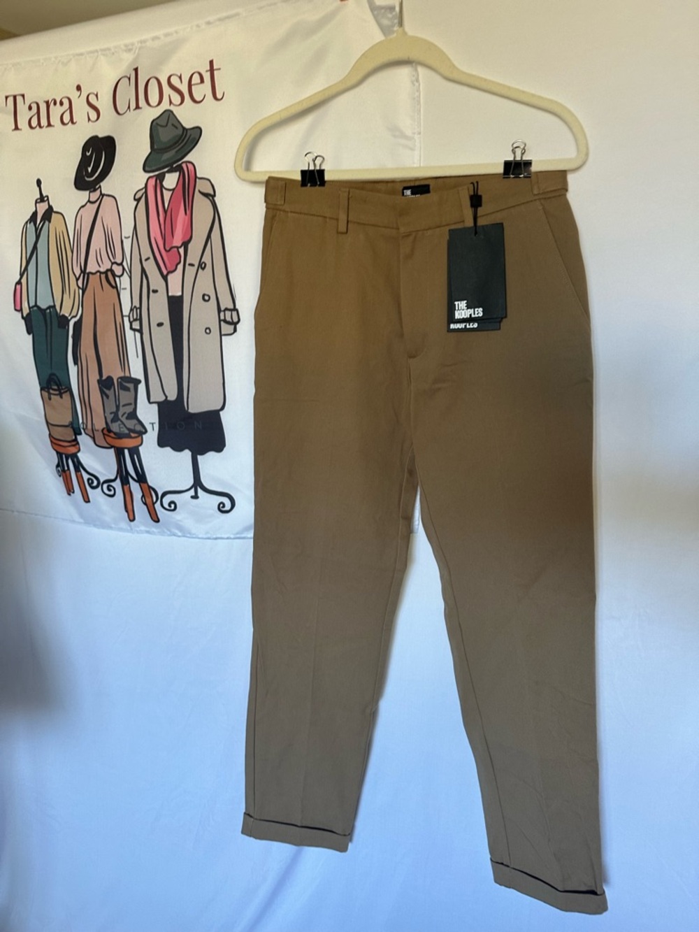 The Kooples Men's Slim Khaki Chinos - Tan